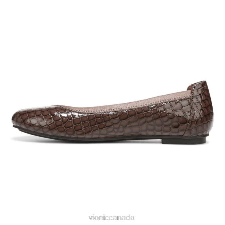 Vionic Caroll Ballet Flat 4642661243 Monks Robe Croc Vionic canada shoes