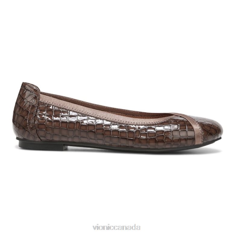 Vionic Caroll Ballet Flat 4642661243 Monks Robe Croc Vionic canada shoes