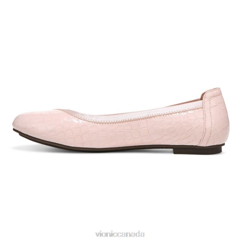 Vionic Caroll Ballet Flat 4642661246 Cloud Pink Croc Vionic boots canada