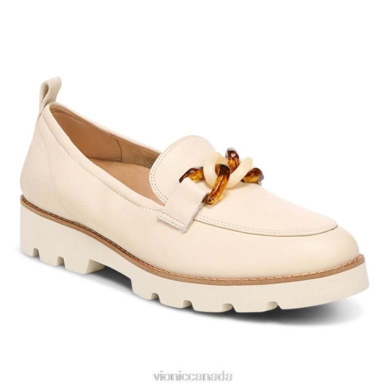 Vionic Cynthia Loafer 4642661201 Cream Nubuck Vionic sandals canada