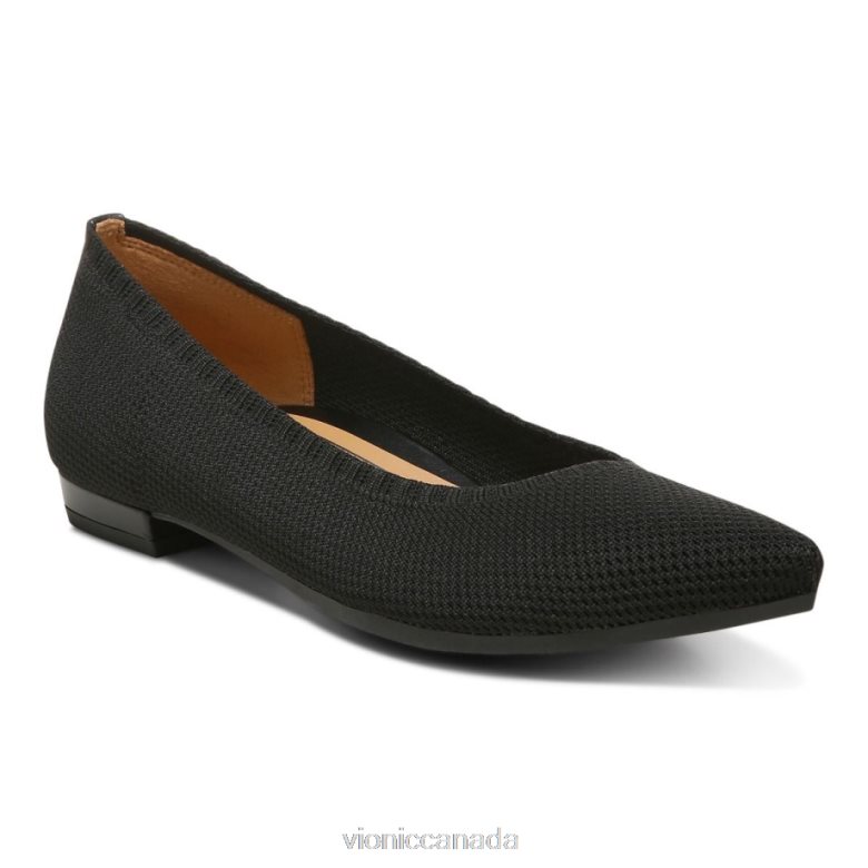 Vionic Dahlia Flat 4642661230 Black Vionic boots canada
