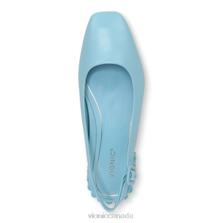 Vionic Delphine Slingback Flat 4642661226 Porcelain Blue Vionic sneakers