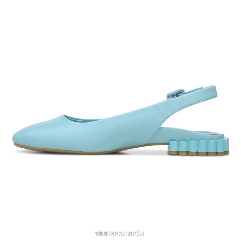 Vionic Delphine Slingback Flat 4642661226 Porcelain Blue Vionic sneakers