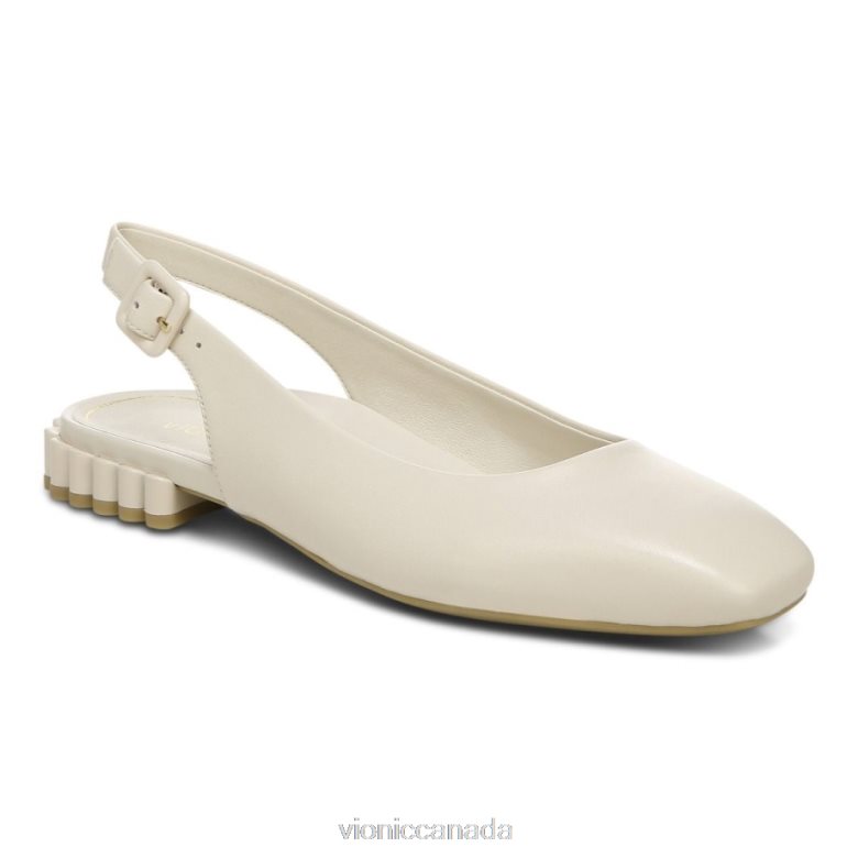 Vionic Delphine Slingback Flat 4642661227 Cream Vionic canada shoes
