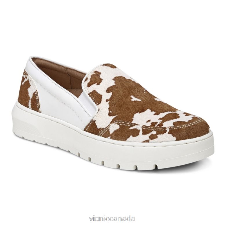Vionic Dinora Slip On 46426691 Brown Cow Print Vionic canada shoes