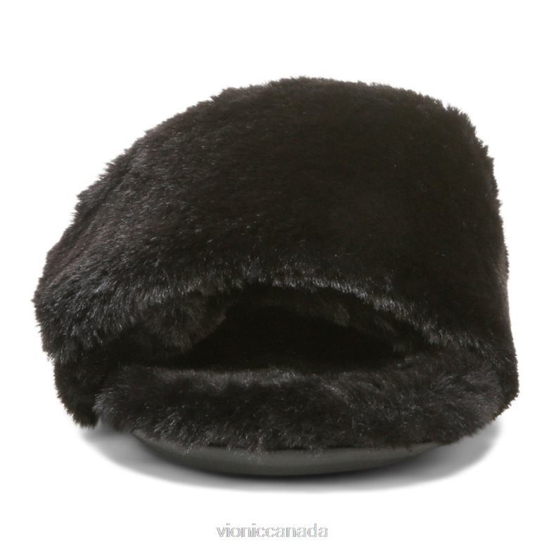 Vionic Dream Plush Slipper 464266771 Black Plush Vionic canada shoes