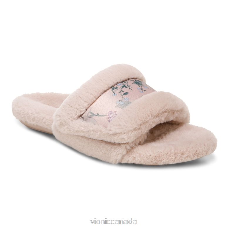 Vionic Erma Slipper 464266102 Peach Botanical Vionic calgary