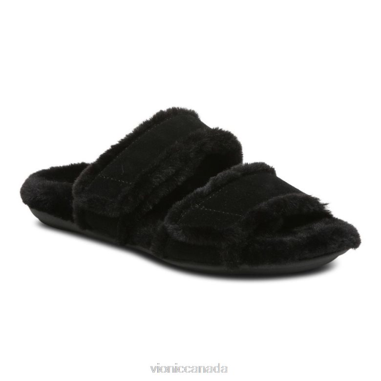 Vionic Faith Slipper 464266103 Black Vionic shoes calgary