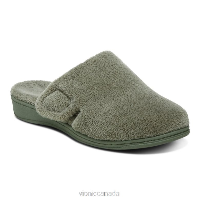 Vionic Gemma Mule Slippers 464266744 Army Green Vionic shoes calgary
