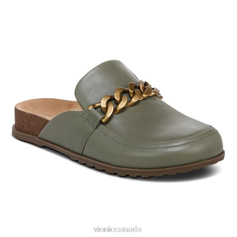 Vionic Georgie Mule 4642661203 Army Green Vionic canada shoes