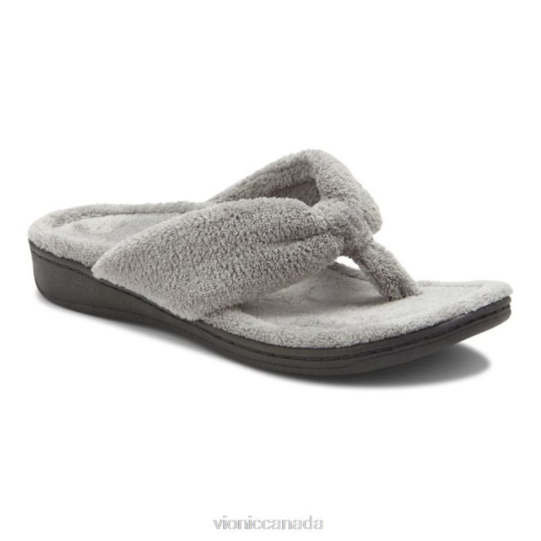 Vionic Gracie Toe Post Slipper 464266127 Light Grey Vionic sneakers