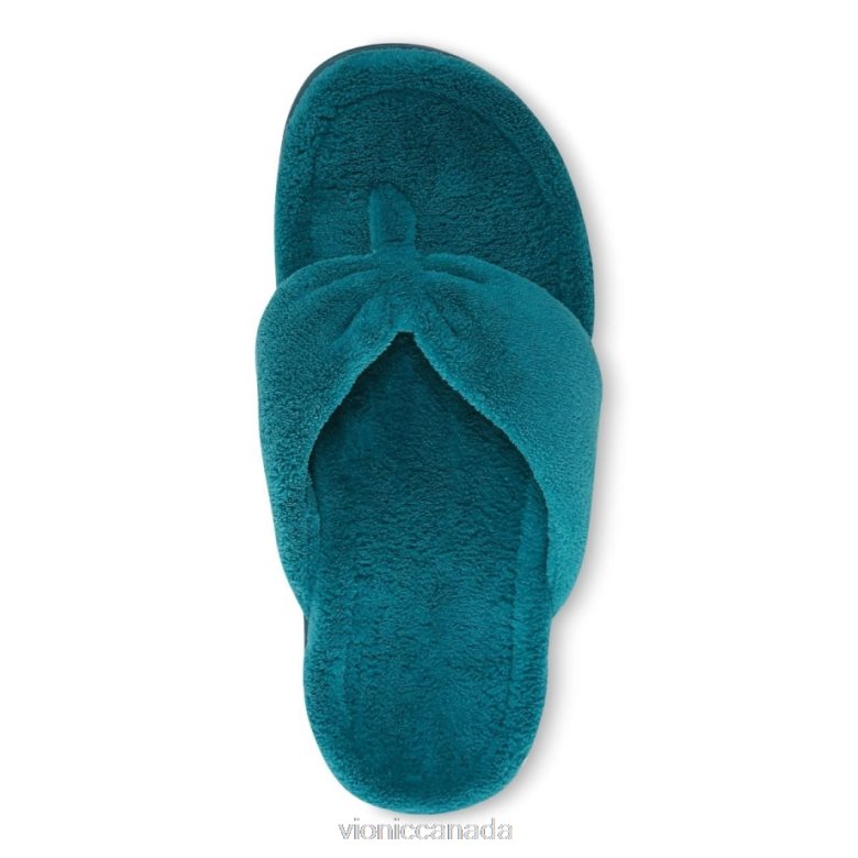 Vionic Gracie Toe Post Slipper 464266759 Nile Blue Vionic calgary