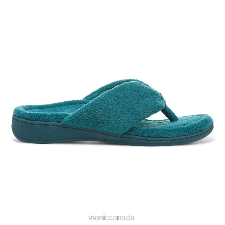 Vionic Gracie Toe Post Slipper 464266759 Nile Blue Vionic calgary