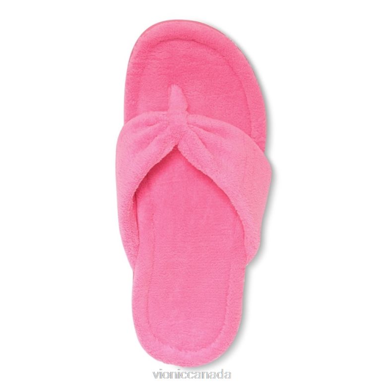 Vionic Gracie Toe Post Slipper 464266760 Electric Pink Vionic shoes calgary