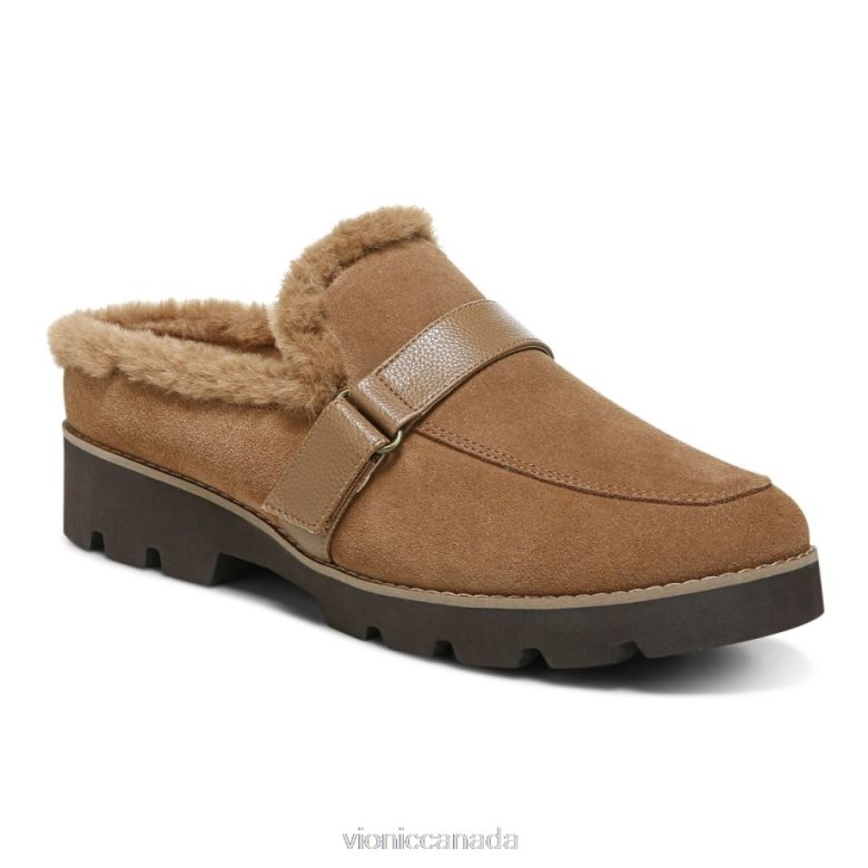 Vionic Kailen Mule 4642661208 Toffee Suede Vionic shoes calgary
