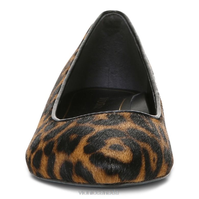 Vionic Lena Ballet Flat 4642661232 Tan Leopard Vionic shoes calgary