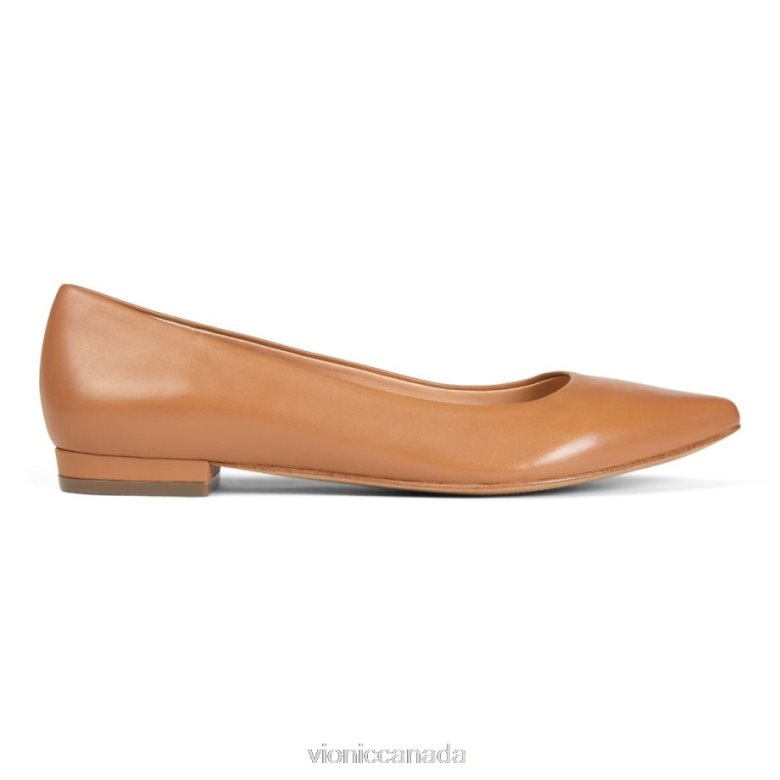 Vionic Lena Ballet Flat 4642661233 Macaroon Leather Vionic sandals canada