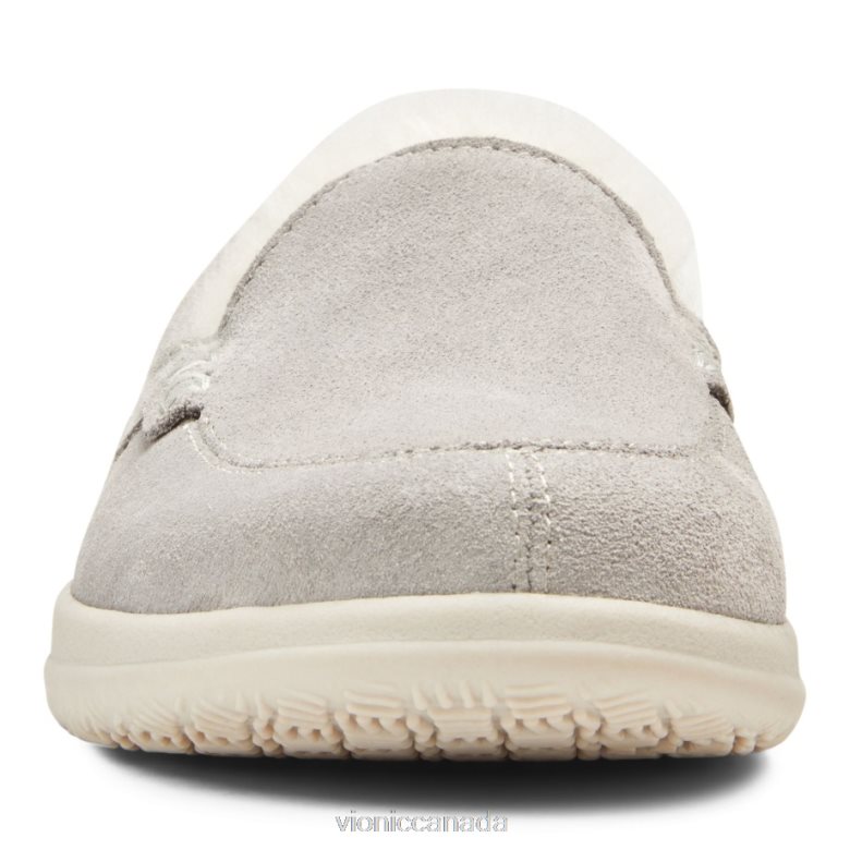 Vionic Lynez Slipper 464266188 Light Grey Suede Vionic shoes calgary