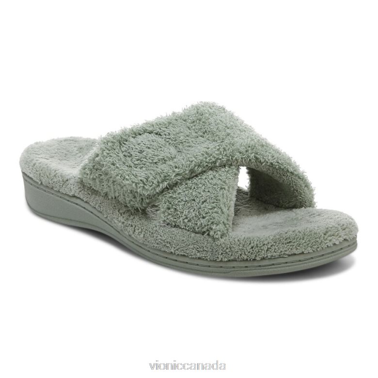 Vionic Relax Slippers 464266702 Basil Curly Terry Vionic boots canada
