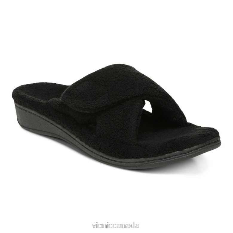 Vionic Relax Slippers 464266704 Black Vionic shoes calgary