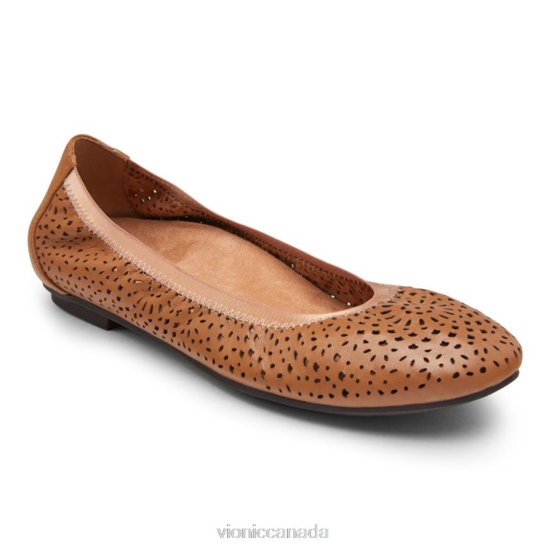 Vionic Robyn Flat 4642661261 Toffee Vionic canada