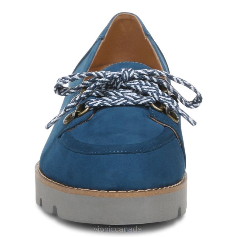 Vionic Teagan Lace Up Loafer 464266669 Dark Blue Vionic canada sale