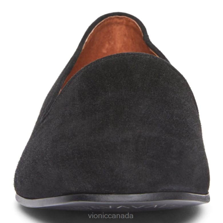 Vionic Willa Slip on Flat 4642661213 Black Suede Vionic canada