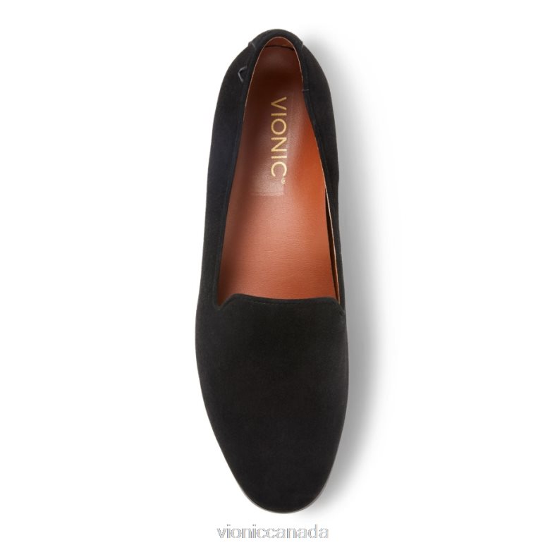 Vionic Willa Slip on Flat 4642661213 Black Suede Vionic canada