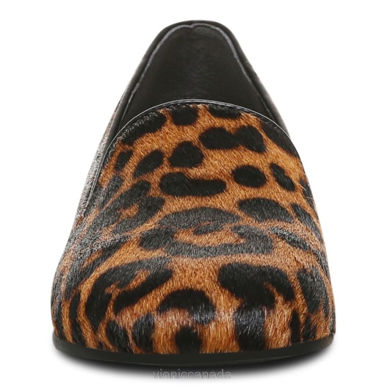Vionic Willa Slip on Flat 4642661214 Tan Leopard Vionic boots canada