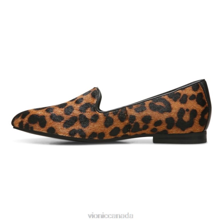 Vionic Willa Slip on Flat 4642661214 Tan Leopard Vionic boots canada