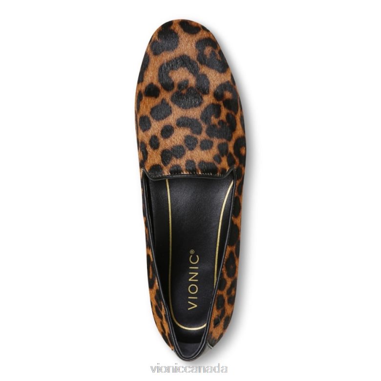 Vionic Willa Slip on Flat 4642661214 Tan Leopard Vionic boots canada