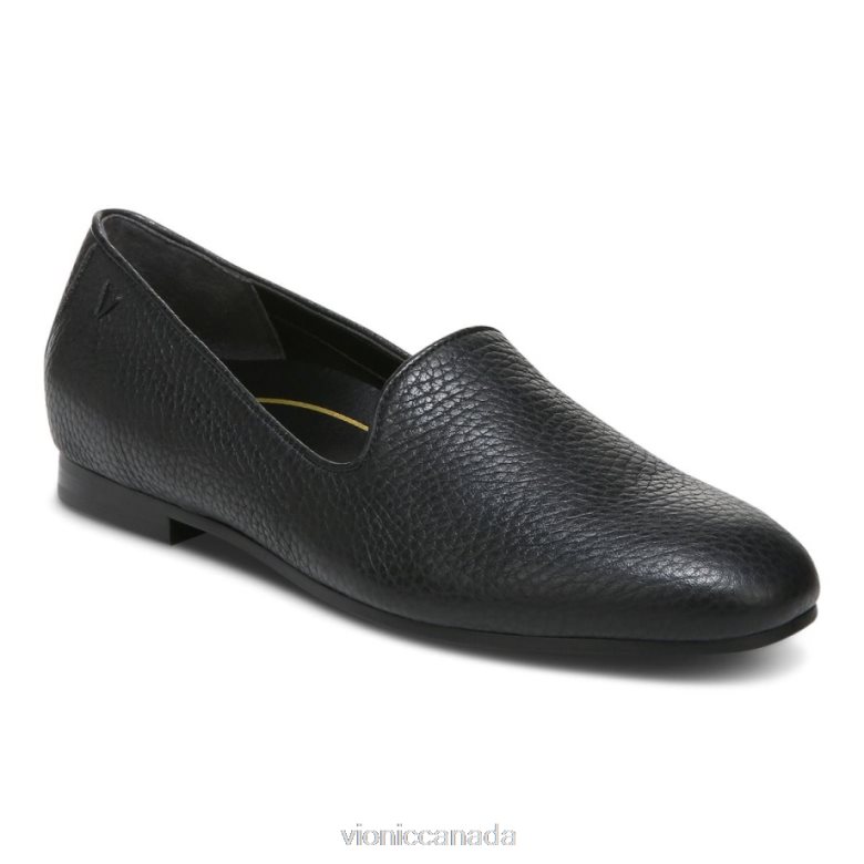 Vionic Willa Slip on Flat 4642661218 Black Tumbled Leather Vionic sneakers