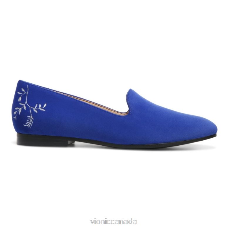 Vionic Willa Slip on Flat 4642661220 Cobalt Velvet Vionic canada sale