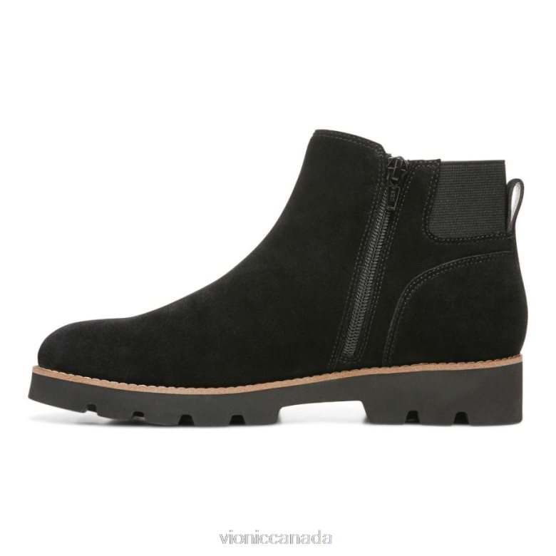 Vionic Brionie Chelsea Boot 464266861 Black Suede Vionic shoes calgary