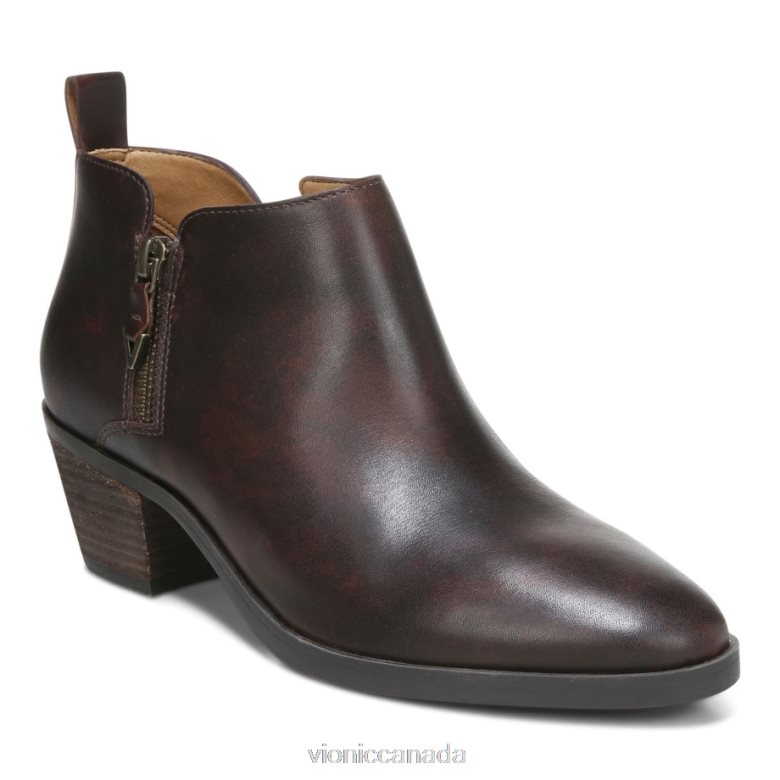 Vionic Cecily Ankle Boot 46426673 Chocolate Vionic canada sale