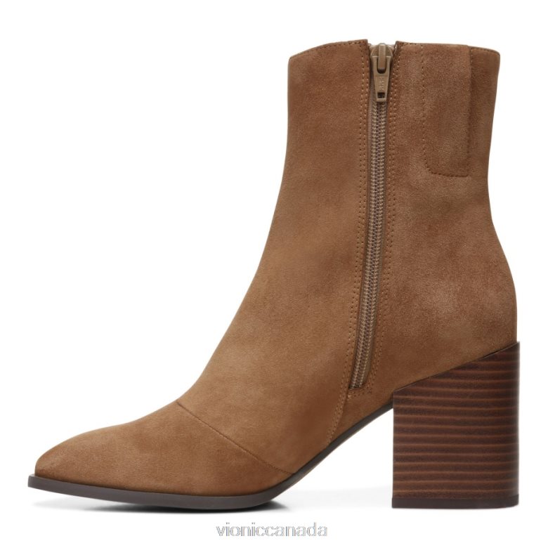 Vionic Harper Ankle Boot 464266851 Toffee Suede Vionic boots canada