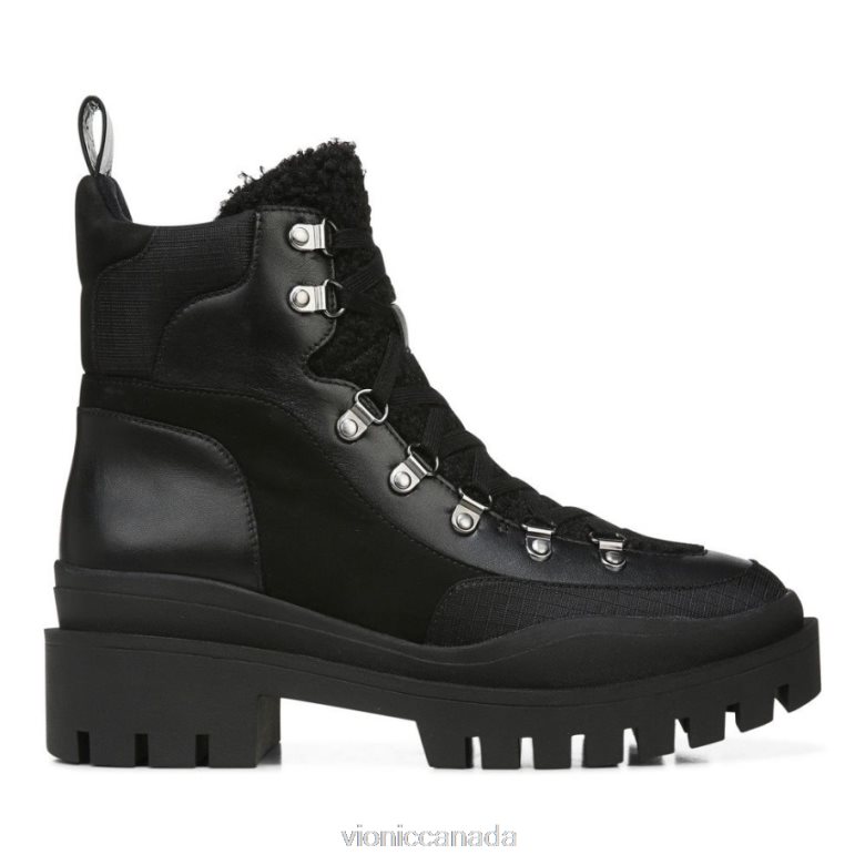 Vionic Jaxen Boot 464266408 Black Leather Shearling Vionic canada sale