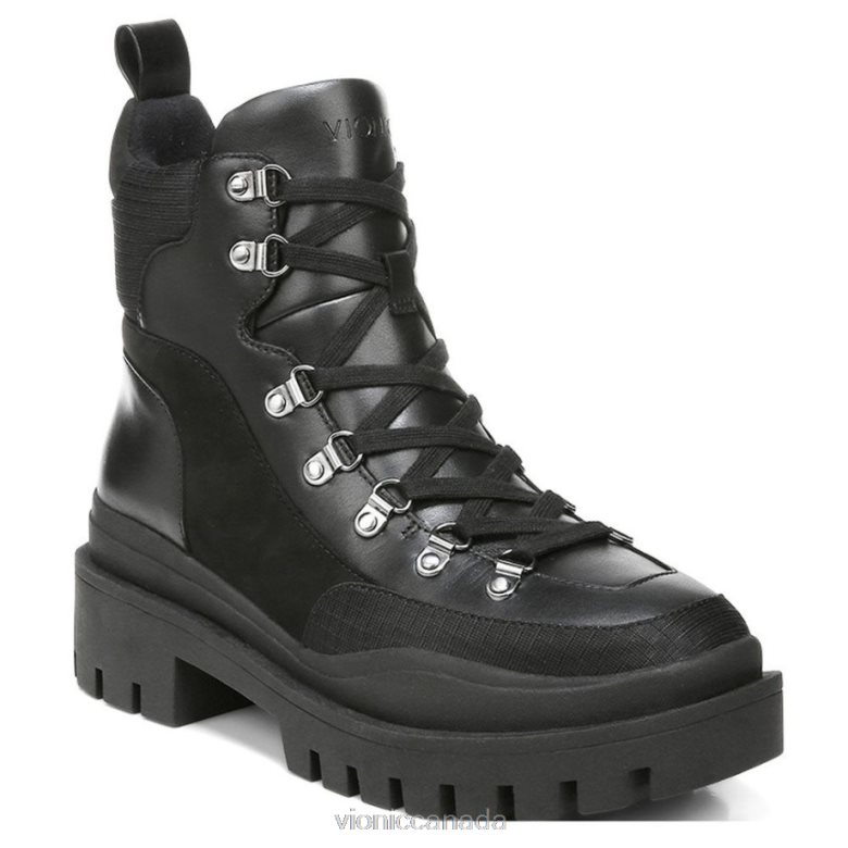 Vionic Jaxen Boot 464266409 Black Leather Textile Vionic canada