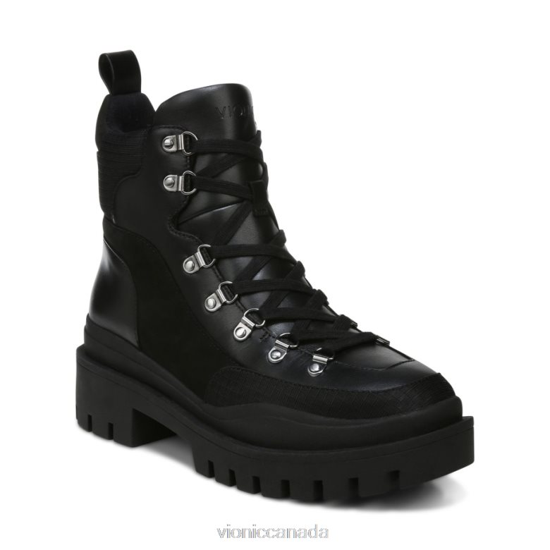 Vionic Jaxen Boot 464266838 Black Leather Textile Vionic sandals canada