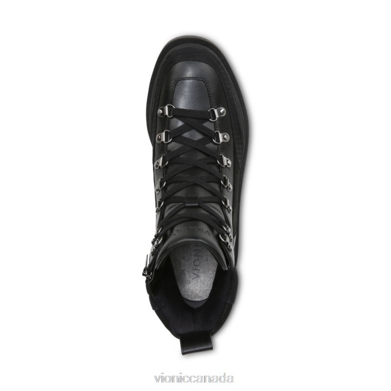 Vionic Jaxen Boot 464266838 Black Leather Textile Vionic sandals canada