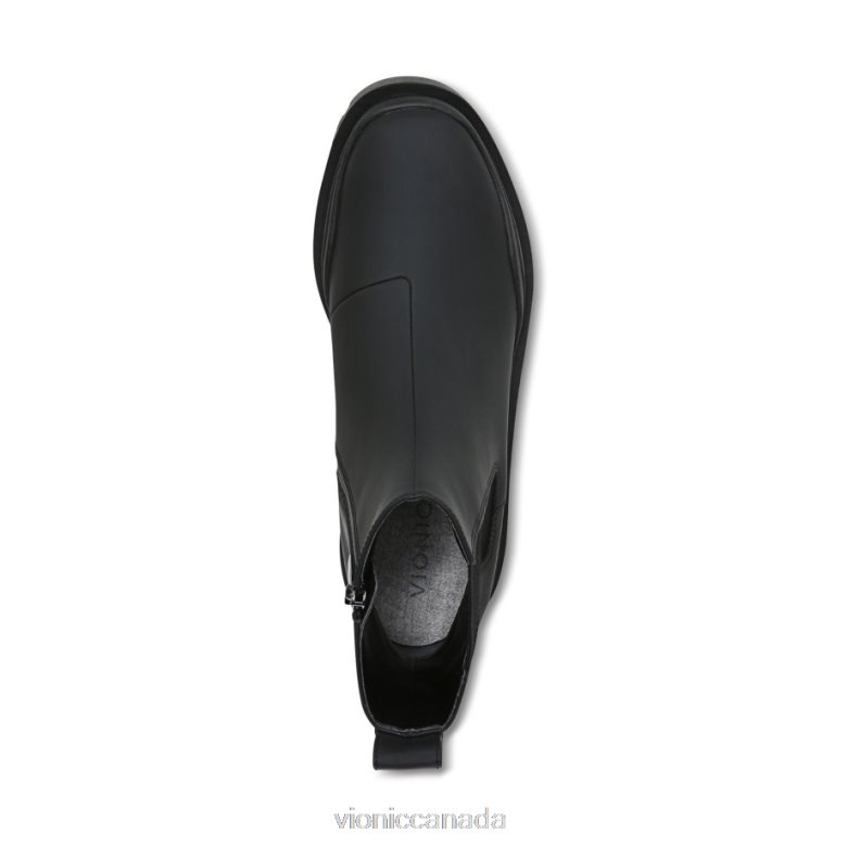 Vionic Karsen Boot 464266845 Black Synthetic Rubber Vionic shoes calgary