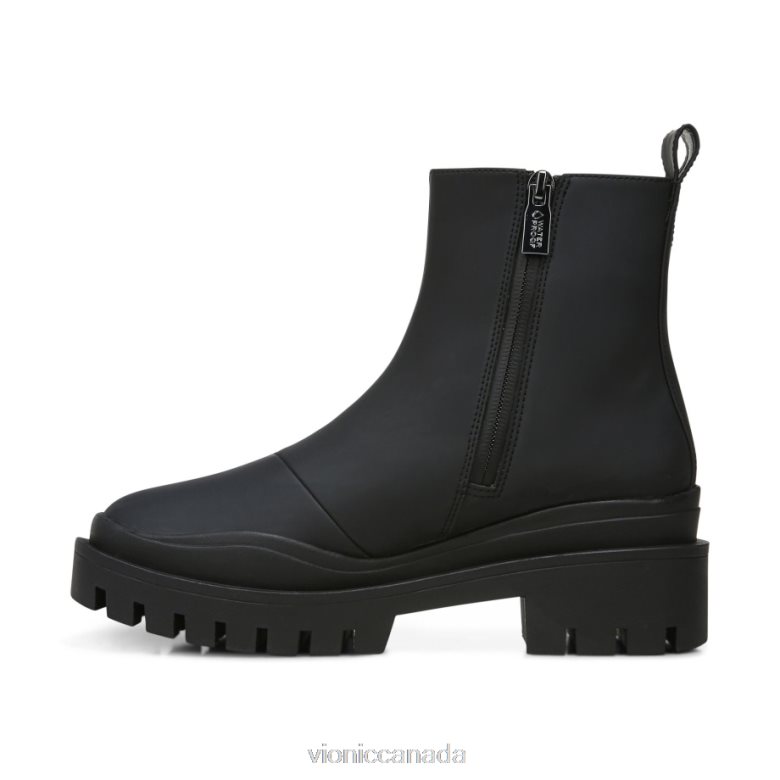 Vionic Karsen Boot 464266845 Black Synthetic Rubber Vionic shoes calgary