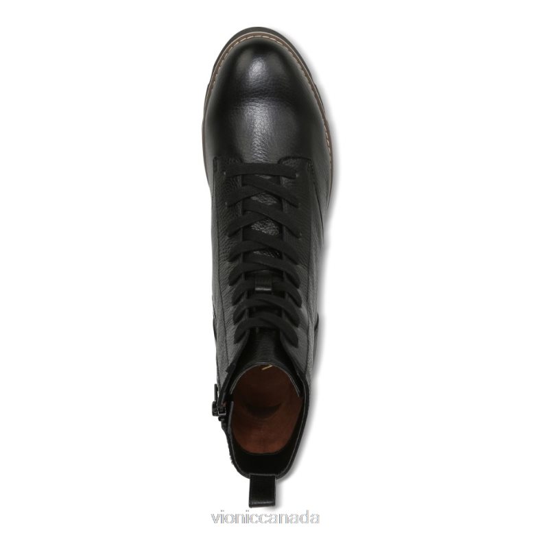 Vionic Lani Lace-up Boot 464266833 Black Leather Vionic canada sale