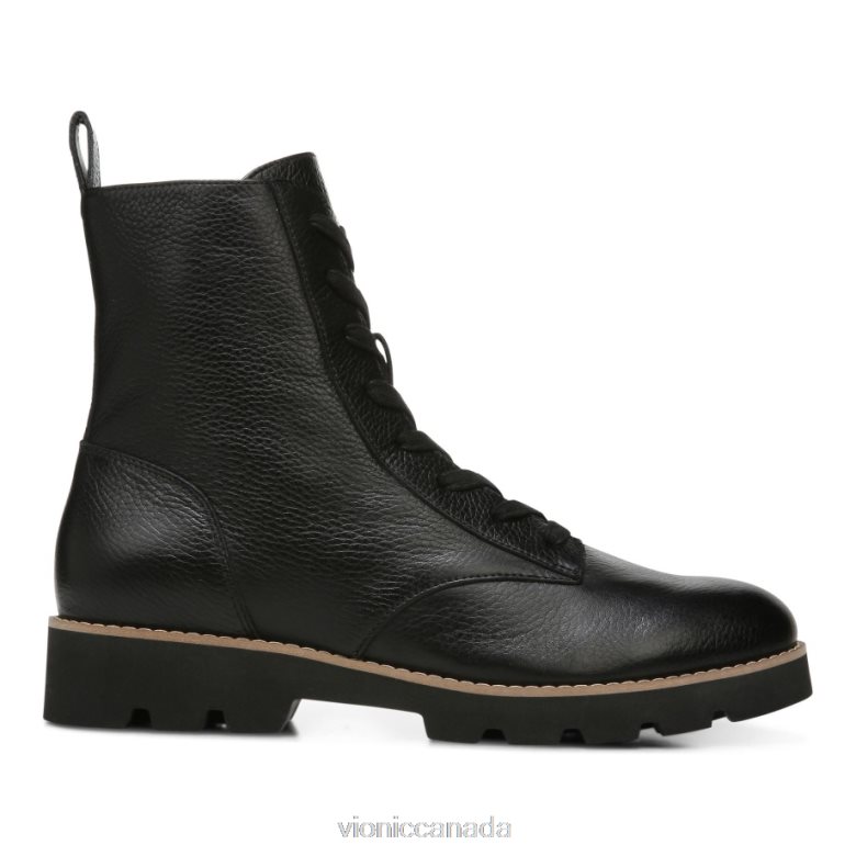 Vionic Lani Lace-up Boot 464266833 Black Leather Vionic canada sale