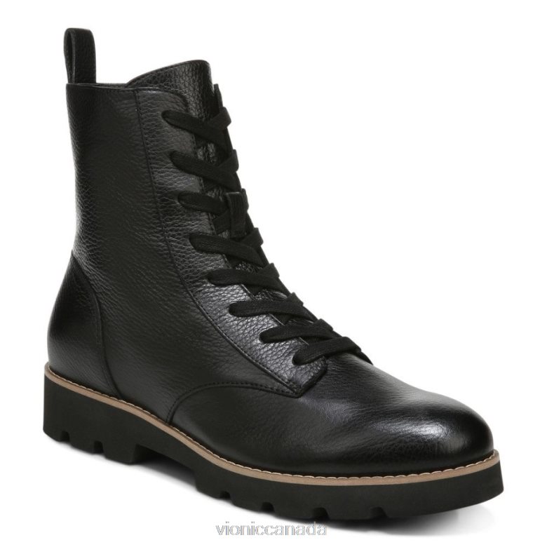 Vionic Lani Lace-up Combat Boot 464266162 Black Vionic canada sale