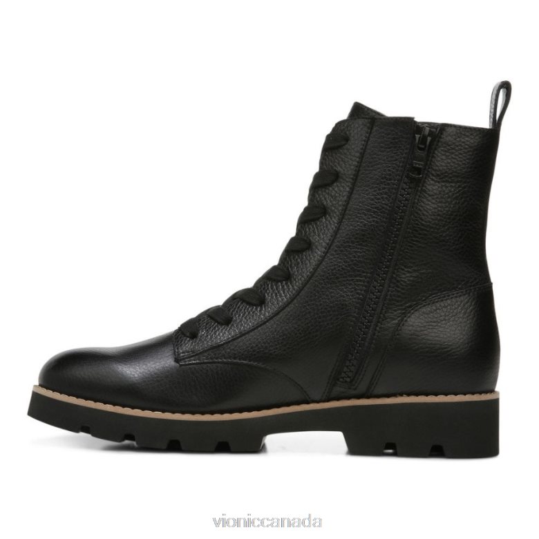 Vionic Lani Lace-up Combat Boot 464266162 Black Vionic canada sale