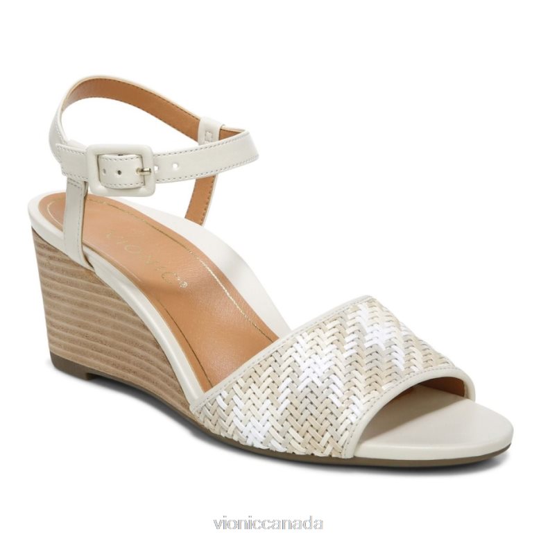 Vionic Clarita Wedge Sandal 464266894 Cream Vionic sneakers