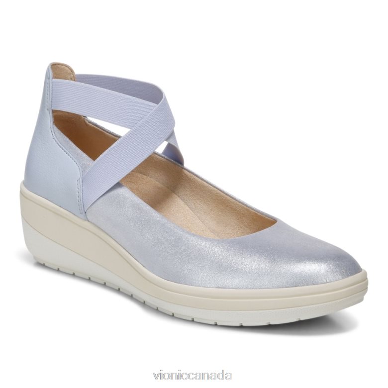Vionic Ellery Wedge 464266916 Blue Haze Vionic shoes calgary