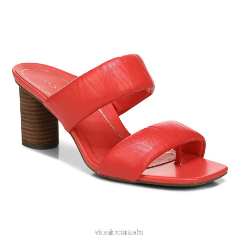 Vionic Emaline Heeled Sandal 464266888 Poppy Vionic canada sale