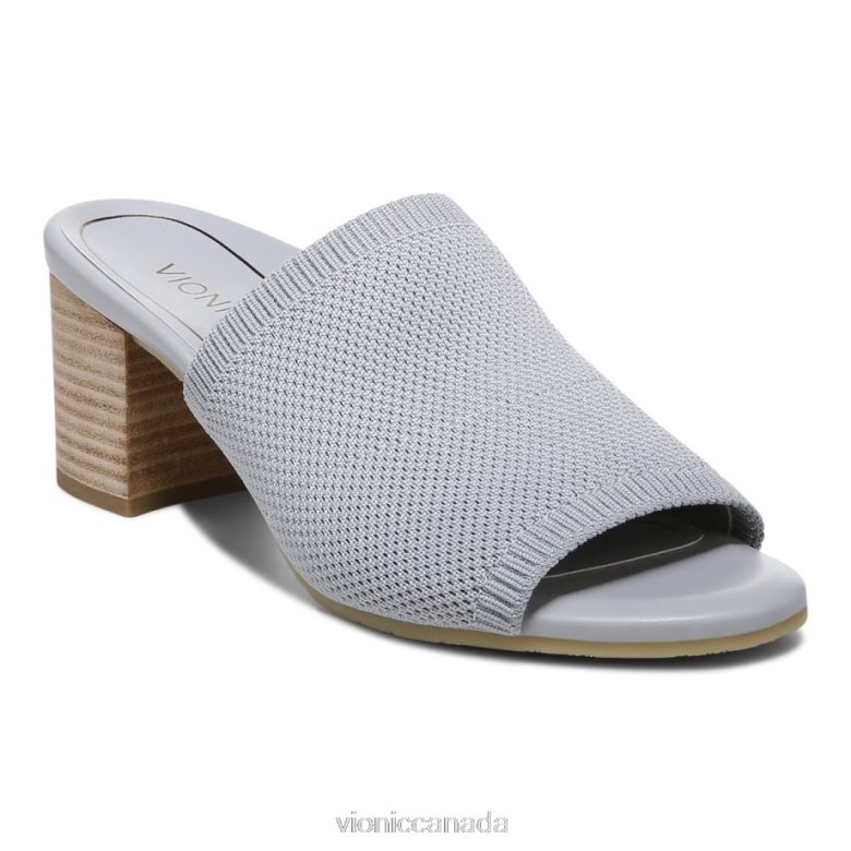 Vionic Fleur Heeled Sandal 464266891 Light Grey Vionic calgary